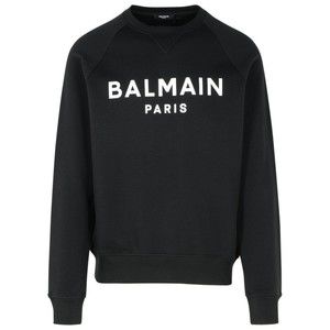 Balmain Black Cotton Sweatshirt - NWT